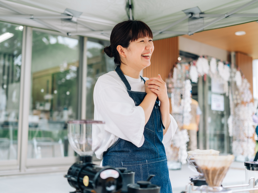 「ゼンガクジ フリー コーヒースタンド」オーナーバリスタのMutsumi