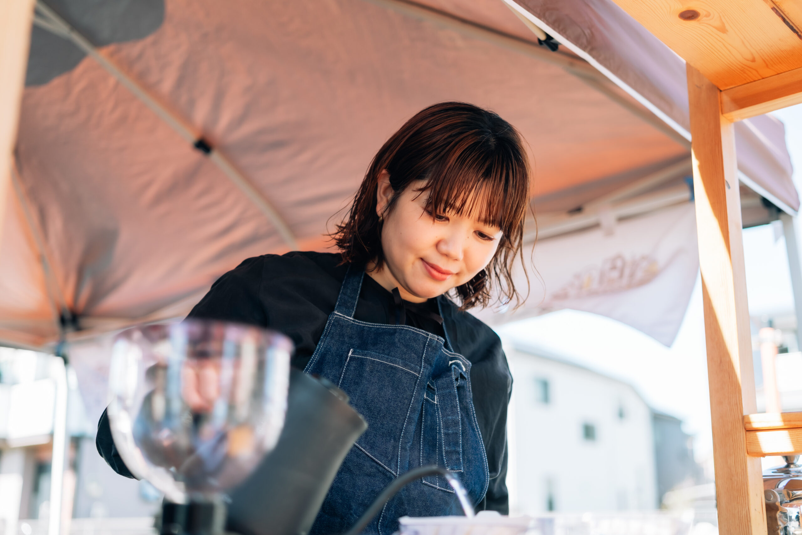 「ゼンガクジ フリー コーヒースタンド」オーナーバリスタのMutsumi