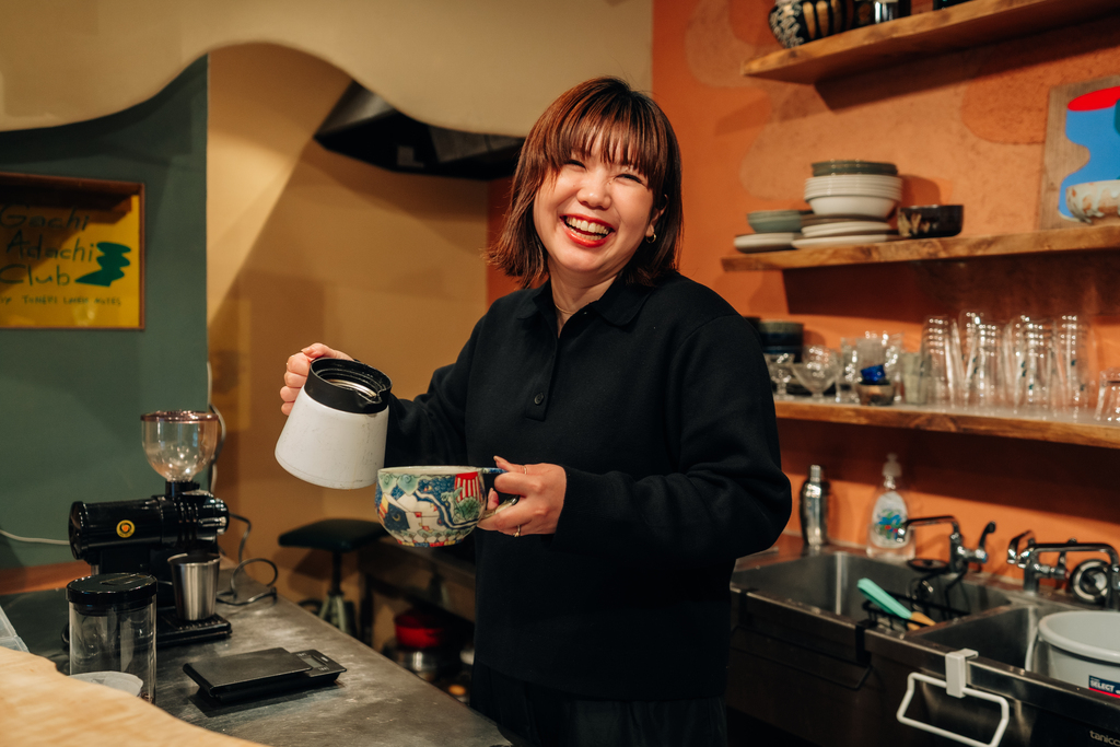 「ゼンガクジ フリー コーヒースタンド」オーナーバリスタのMutsumi