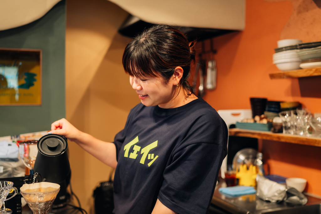 「ゼンガクジ フリー コーヒースタンド」オーナーバリスタのMutsumi