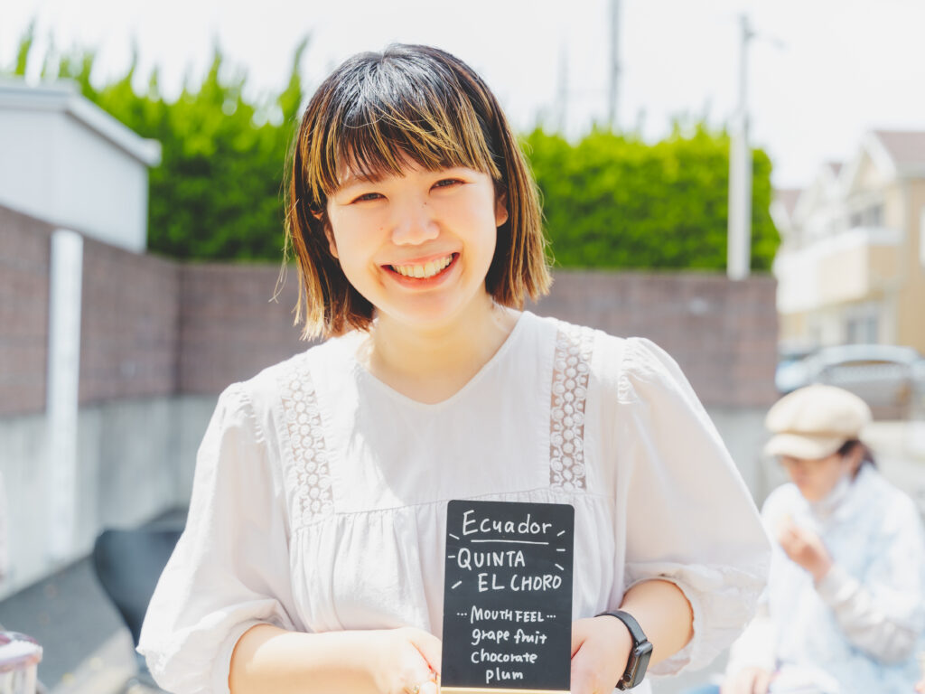 「ゼンガクジ フリー コーヒースタンド」オーナーバリスタで、「Masako Mutsumi by Zengakuji free coffee」コンセプターのMutsumi