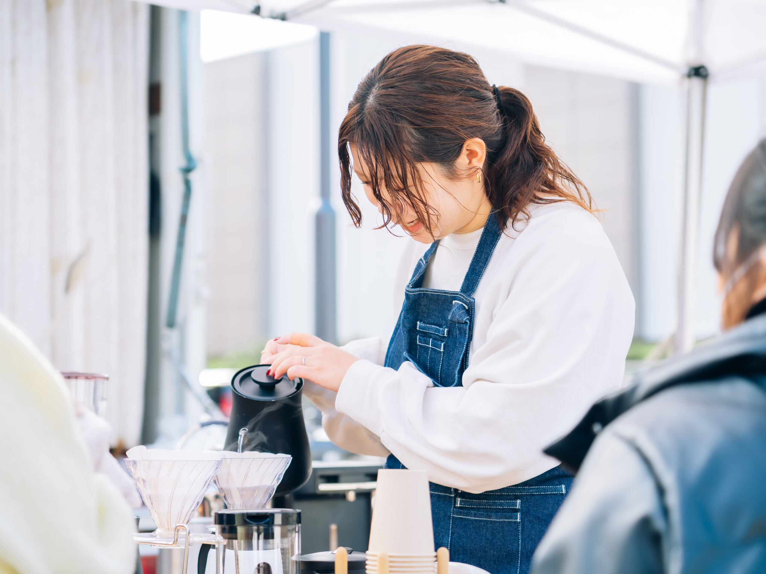 「ゼンガクジ フリー コーヒースタンド」オーナーバリスタのMutsumi