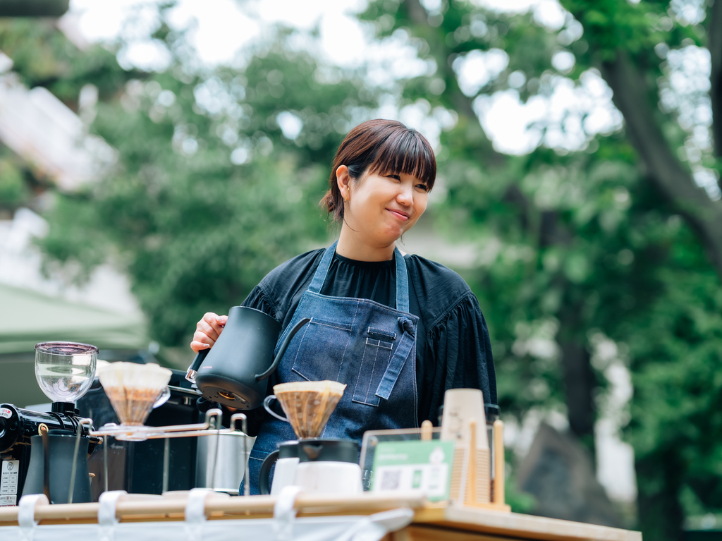 たくさんフリーコーヒーを提供できました